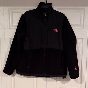 The North Face Black Jacket with Pink Accents